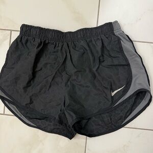Nike Black and Gray Dri Fit Shorts